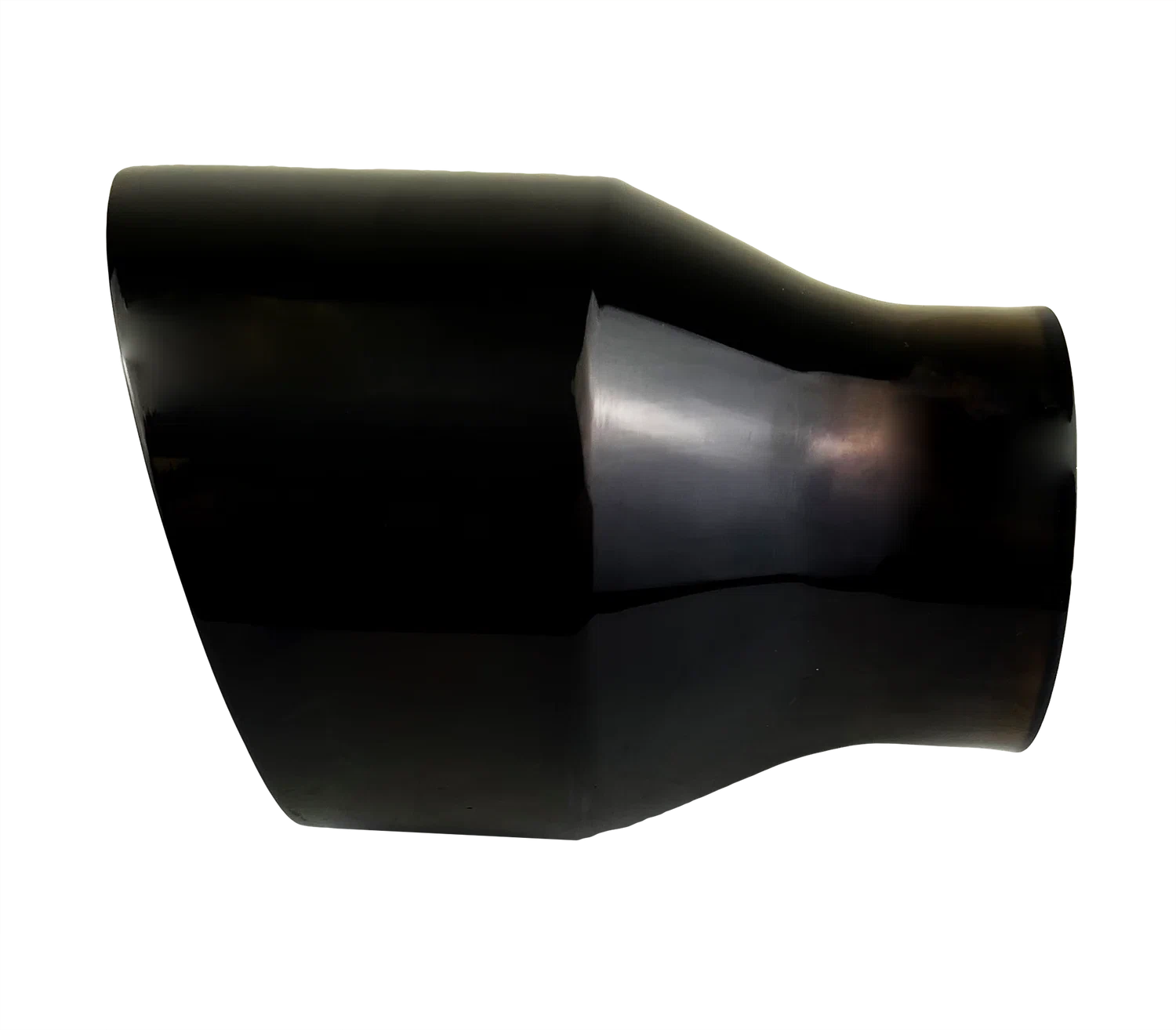 2.5_ IDX4_X5.5_ Double Wall Slant Cut S_S Gloss Black Exhaust Tip 2510BK